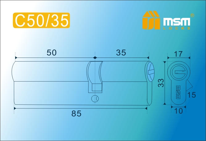 МС ЦМ С50/35 SN (мат.никель) перфо к/к — изображение 2