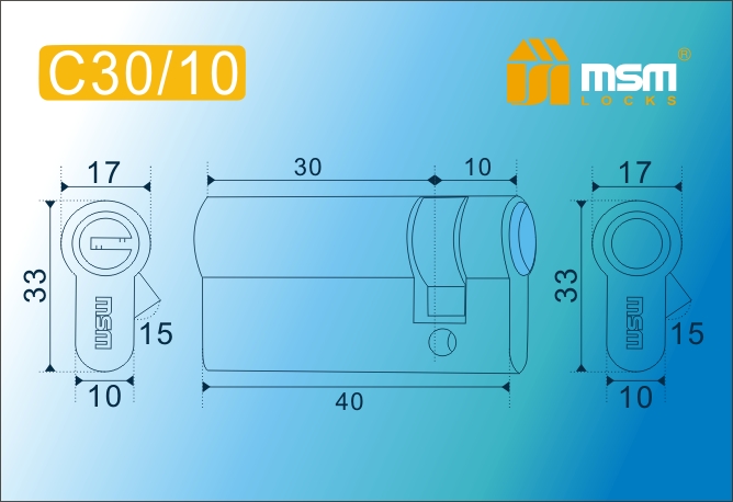 МС ЦМ C30/10 SN перфо. кл/кл. мат.никель — изображение 2