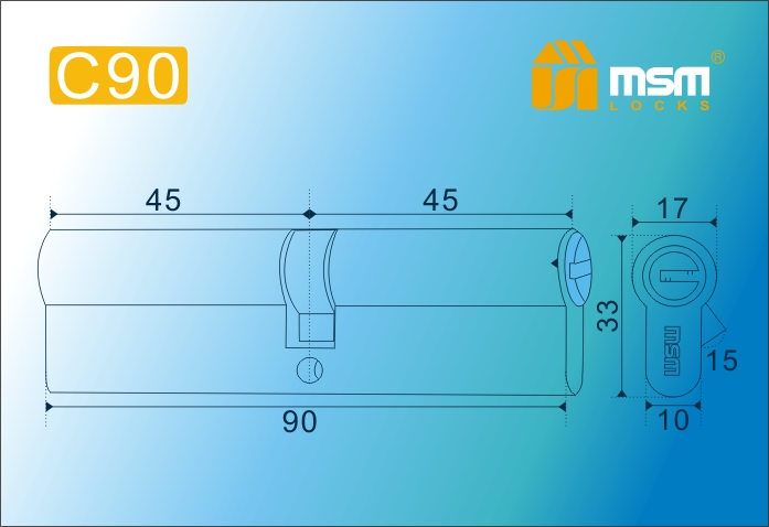 МС ЦМ С90 SN (мат. никель) перфо к/к — изображение 2