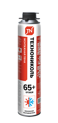 Пена профессиональная Технониколь OPTIMUM всесезон. 65л+. 820 мл. (12)