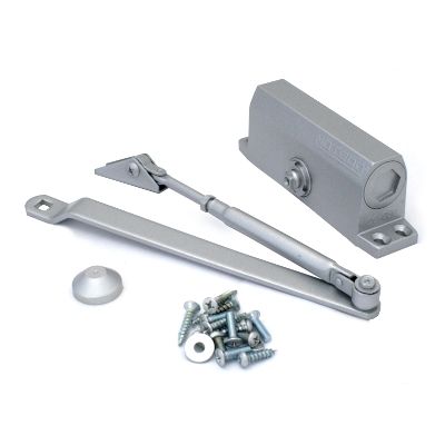 NOTEDO Доводчик дверной DC-080 SILVER 60-120 кг сереб.