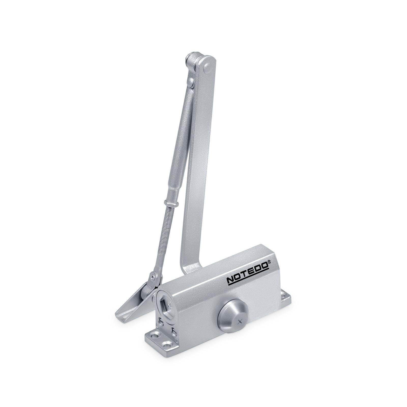 NOTEDO Доводчик дверной DC-040 GRAY до 40 кг серый