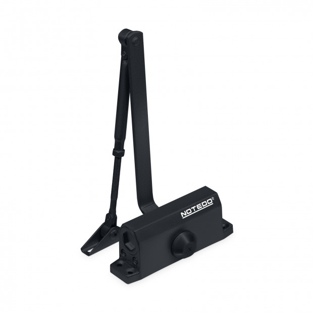 NOTEDO Доводчик дверной DC-040 BLACK до 40 кг черный