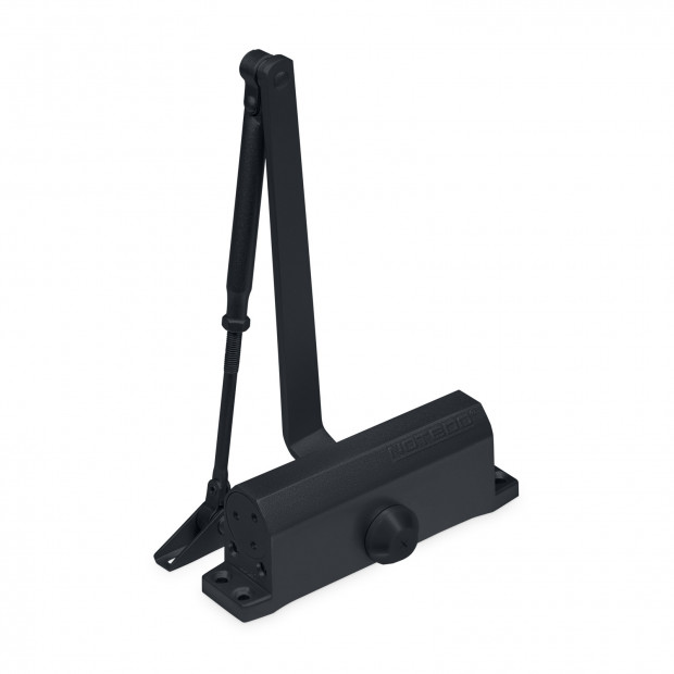 NOTEDO Доводчик дверной DC-090 BLACK 60-120 кг черный.