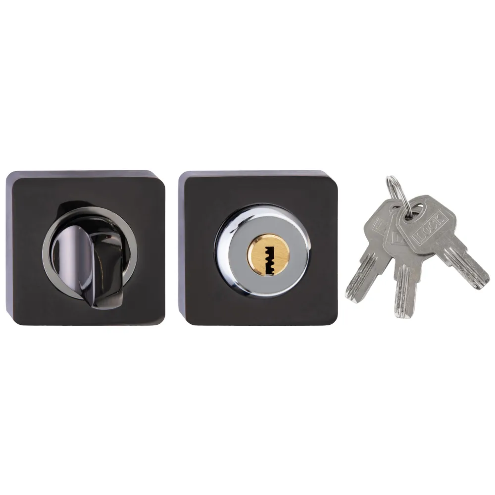 Завертка с ключем Lock OLS (R) Black key, черн.